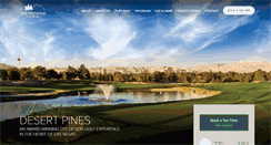 Desktop Screenshot of desertpinesgolfclub.com
