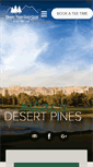 Mobile Screenshot of desertpinesgolfclub.com
