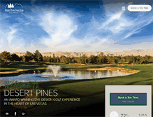 Tablet Screenshot of desertpinesgolfclub.com